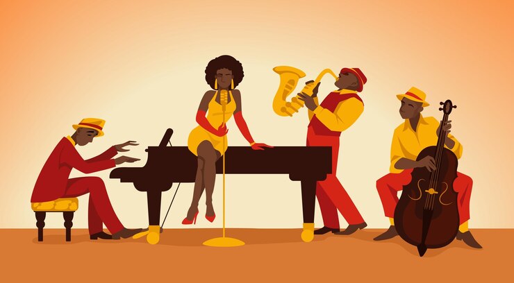 Jazz Band Illustration
